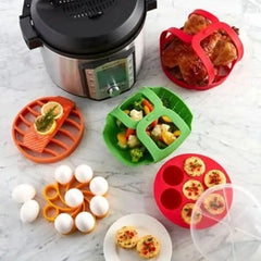 Instant Pot Silicone Cooking Accessory Set, 5-Piece - Roast Rack Trio