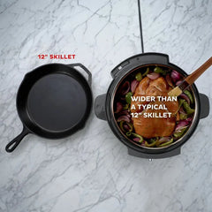 Instant Pot RIO Wide Plus, 7.5 Quarts, Quiet Steam Release, 9-in-1 Electric Multi-Cooker, Pressure Cooker, Slow Cooker, Rice Cooker & More XL
