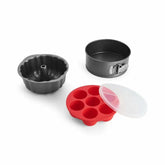 Instant Pot Official 4-Piece Pan Set - Fluted, Springform & Egg Bites Pans