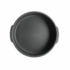 Instant Vortex 8" Nonstick Round Cake Pan, Aluminized Steel - Heat Resistant (Gray)